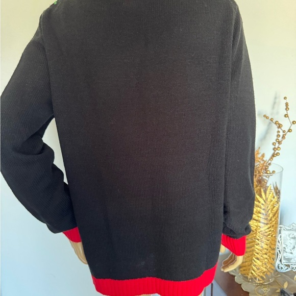 Ugly Christmas Festive sequence Emoji Sweater. Ptp 22” length 26” - Picture 5 of 7